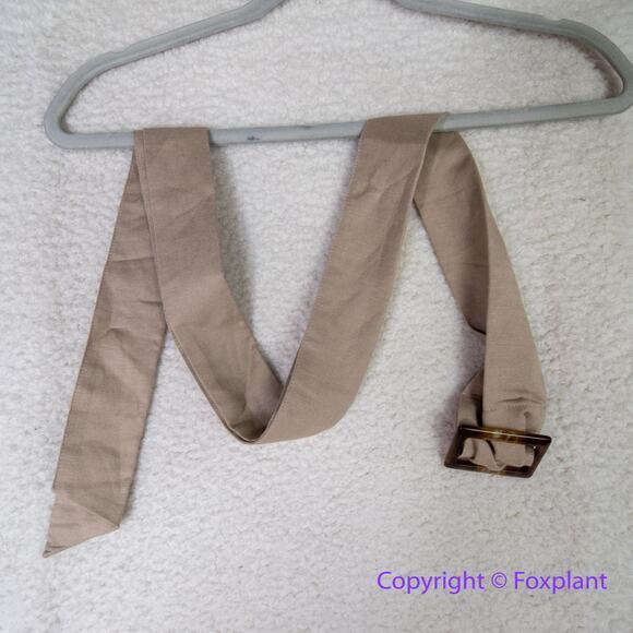 New! EXPRESS‎ Belted Linen-Blend Utility Jumpsuit, size M - Picture 5 of 16